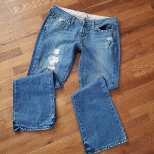 Hint‎ distressed bootcut size 15